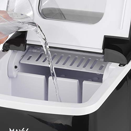 MAXXMEE Eiswürfelmaschine Ice Maker | Eiswürfelbereiter mit 2 Würfelgrößen, 1,8 L Wassertank, kein Wasseranschluss nötig… – Bild 5