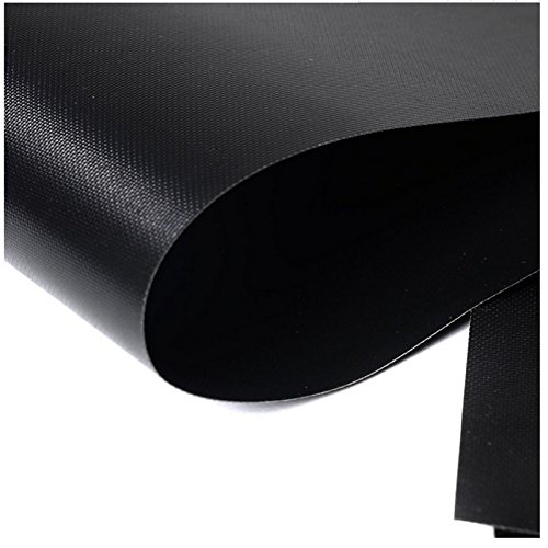 WISHPOOL Grill Mat Set of 3 - Non Stick Reusable Heavy Duty BBQ Grill&Baking Mats - Works on Gas, Charcoal, Electric Grills (Black)