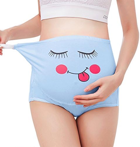 ZOMUSAR Maternity Clothes, Comfortable Maternity Underwear Panties Over Bump Pregnant Women Briefs