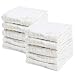 PPOGOO Baby Muslin Washcloths Natural Purified Cotton Baby Wipes Soft Newborn Baby Face Towel Baby Shower Gift 10 Pack Multipurpose