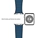 Apple Watch Band, JETech 42mm Genuine Leather Loop with Magnet Lock Strap Replacement Band for Apple Watch 42mm All Models No Buckle Needed (Blue) - 2181