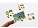 Sunny W Vintage Post Stamps Decorative Stickers,18 Pieces
