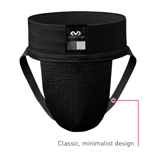 McDavid 3110 Classic Two Pack Athletic Supporter, Black, X-Large