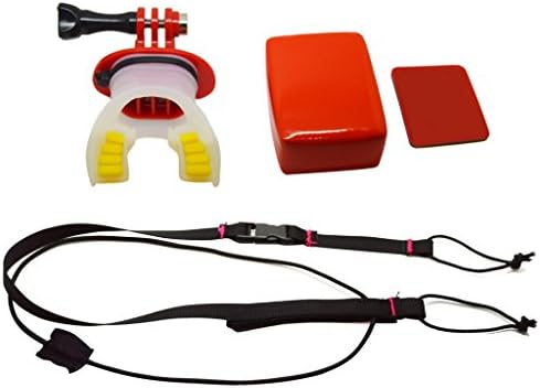 Buybuying Teeth Braces Holder Surfing Underwater Camera Mouth For GoPro Hero 6/5/4/3 Different Color Optional (Red)
