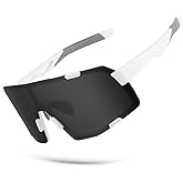 OULAIQI Cycling Sunglasses for Men Women,UV Protection Sports Running Glasses for Baseball Softball Driving Biking Volleyball