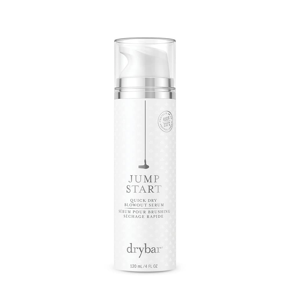 Drybar Jump Start Quick Dry Blowout Serum || 125 ml || Silky, silicone-free styling serum reduces blow-dry time, fights frizz, and protects hair from heat up to 232°C || geat for all hair types
