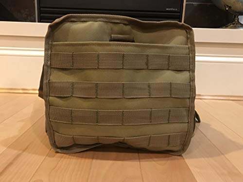 SoarOwl Tactical Shooting Range Bag Waterproof Pistol Range Duffle Bags with Lockable Zipper and Heavy Duty Antiskid Feet (Updated Coyote Tan)