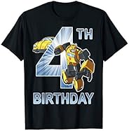 Transformers Bumblebee 4th Birthday T-Shirt