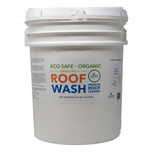Wash Safe Industries ROOF WASH Premium Eco-Safe and Organic Roof Cleaner, 40 lb Container
