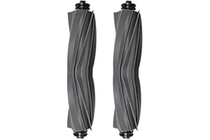 ZHICHENG 2pcs silicone main brush compatible Dreame L30s Ultra / X30 Ultra/X30 Pro/x40 pro Ultra/L10s Pro/L10s Ultra X10+ W10S Pro C102CN L20 ultra D10S pro/plus xiaomi S10+ B108CN B101CN S20+ vacuum cleaner