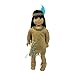 Arianna Fits American Girl 18 inch Doll - Native American Indian Costume - Dress - Boots - Headband - 18 inch Doll Clothes - Boutique Quality She's Worth it! - Designed in USA Fit 18 Inch Dolls