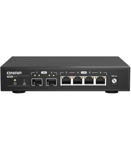 QNAP QSW-308-1C 10Gスイッチングハブ QSW-308-1C | Cost-effective entry-level 10GbE Switch with 5