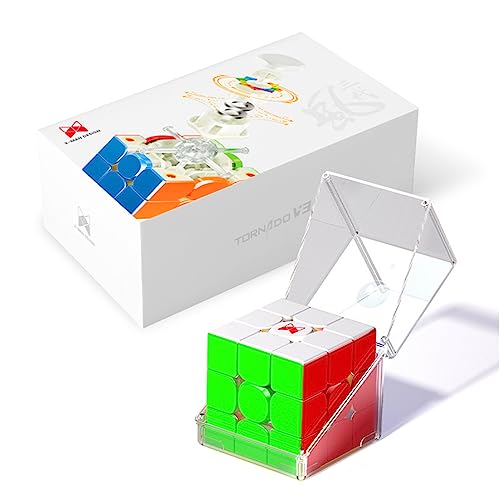 Cuberspeed X Man Tornado V3 M Pioneer UV Stickerless Speed Cube X Man Tornado V3 M MagLev Tornado v3 core Magnet 3x3 stickerless Magnetic Cube