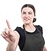 LOYHUANG Total 6PCS Black Apron for Wowen Adult Unisex with 2 Pockets-Chef Cooking Baking Kitchen Restaurant Crafting Painting Party Aprons