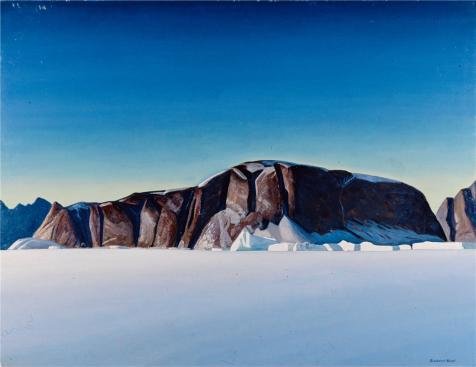 The Perfect Effect Canvas Of Oil Painting 'Greenland Coast,1931 By Rockwell Kent' ,size: 12x16 Inch / 30x40 Cm ,this Best Price Art Decorative Canvas Prints Is Fit For Kitchen Decoration And Home Decor And Gifts