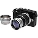 Precision Design .45x Wide Angle & 2.5X Telephoto Camera/Video Lens Set Fits Filter Sizes: 30mm, 30.5mm, 34mm, 37mm & 40.5mm
