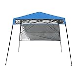 Quik Shade GO Hybrid Compact Slant Leg Backpack Canopy, Blue, 7 x 7-Foot (Sports)