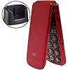 VOCA-V330-3G-Flip-Phone-Voice-Control-Big-Button-Simple-Easy-to-Use-Clamshell-Unlocked-SIM-Free-Senior-Red VOCA Big Button Mobile Phone for Seniors, Clamshell Phone, V330, Unlocked 3G, SOS Button, Speed Dial, and Charging…