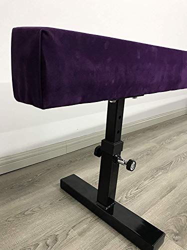 86 York Upgrade Adjustable Balance Beam Gymnastics for Home 8 ft Long Equipment for Kids Tumbling (Purple) - Thumbnail 5