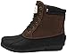 Nautica Mens Duck Boots - Waterproof Shell Insulated Snow Boot - Channing-Brown/Black-10