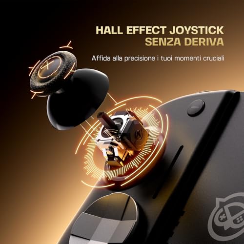 NYXI Hyperion 3 Switch 2 Controller – World's First Third-Party Wireless Controller for Switch 2, Hall Effect Joystick, 9-Axis Gyro, Full Mechanical Buttons, Adjustable Vibration & Dual Back Buttons