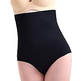 Shymay Women's Shapewear Tummy Control Waist Slimming Seamless Hi-Waist Brief