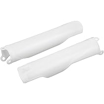 VOBOR Front Fork Tube Cover - 2Pcs Glossy Black ABS Front Fork Guard For CRF250R CRF250X CRF450R CR125 CR250 CRF 450 RX