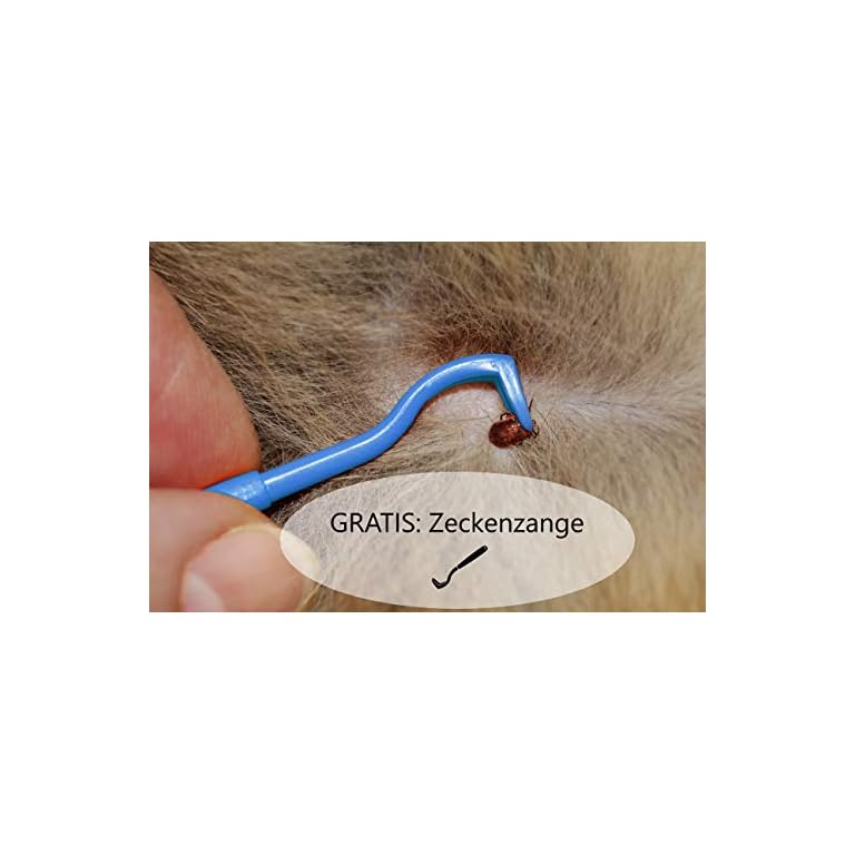 DEZENDO Unterfellbürste für Hunde &amp; Katzen mit Mittel bis Langhaar