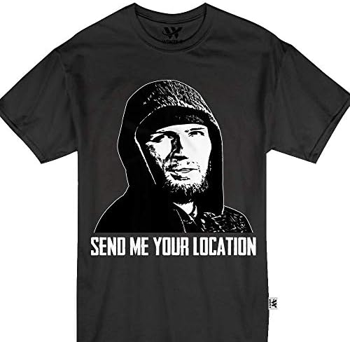 wintertee Send Me Your Location Khabib Tshirt