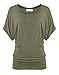 Free to Live Women's Short Sleeve Dolman Top Made in USA