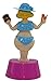 Solar Toy ~ Dancing Cool Beach Bikini Lady with Swimming Suit Bobble Head Car Dash Home Decor US Seller