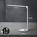 LED Desk Lamp, Miroco Aluminum Alloy Table Lamps with USB Charging Port, Memory Function, 5 Color Temperatures, 5 Brightness Levels, Touch Switch, Eye-Caring and Energy Saving