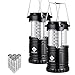 Etekcity LED Camping Lantern Collapsible Flashlight Portable Lamp AA Battery Powered Light, a Perfect Choice for Camping, Hiking, Emergency, Storm Season, Power Outage, CL10(2 Pack) primary
