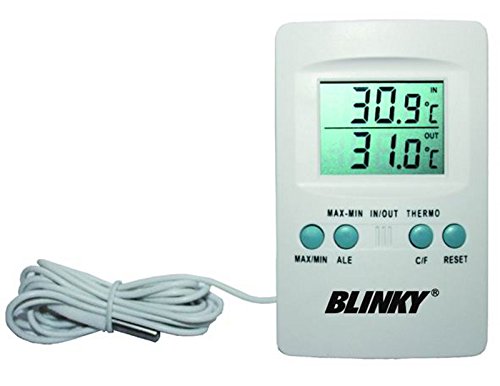 Blinky Digital Thermometer 95885 – 10, Indoor/Outdoor