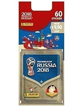 Panini WM Russia 2018 – Sticker – Blisterpack mit 12 Tüten - deutsche Ausgabe