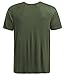 Latuza Men's Short Sleeve Crew Neck Tee L Army Green