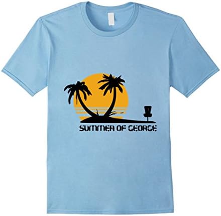 Men's Tee Cabin: Funny Summer of George T-Shirt Medium Baby Blue