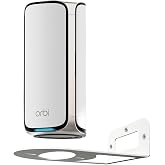 1 Pack Metal Wall Mount for Orbi WiFi 7 RBE970/RBE770 with Cable Holder | One Bracket Fits Both RBE970 and RBE770 Units, Saving Desk Space while the Cable Organizer Keeps Power Cords Neat