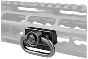 ACEXIER QD Sling Swivel Adapter Mount with Keymod Base for AR15 Handguard Rail with Allen Key Attachment Adapter Hunting Gun 