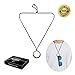Glasses Holder by Teddith Necklace Glasses Holder Reading Glasses Holder Necklace Chain Strap for Women/Men (S/M, Silver)