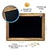 Rustic Magnetic Chalk Boards with Frame (7x10, Magnetic Surface, Double Sided) Wet Erase Small Chalkboard Signs for Bistro Signs, Kitchen, Business, Restaurant, Menu, Wedding Decor