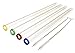 Teenie Greenie Wide Straight Glass Straws Smoothie Milkshake 9 in x 12 mm Clear Color Tip 4 Pack, Shatter Resistant Pyrex-Glass + 2 Cleaning Brushes, No BPA, Non-Toxic, Reusable, Eco-Friendly