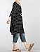 Mordenmiss Women's Summer Stripes Casual Blouse Shirt Tops XL-Style 1-Black