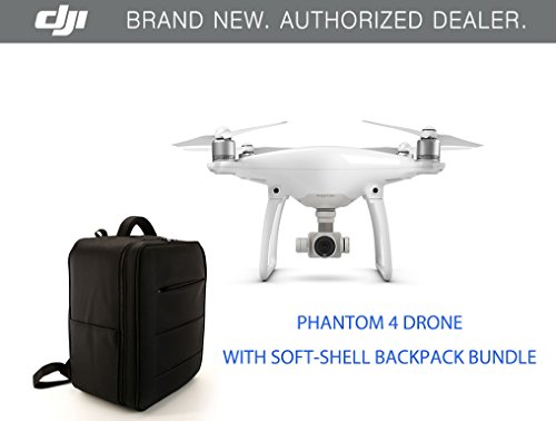 DJI Phantom 4 Quadcopter Drone w/ 4K Cam & Gimbal + Backpack Bundle