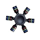 Zip Spinners- Metal Fidget Spinner Toy with Ultra Speed Premium Bearings Guarantee 2 to 6 mins Spinning | Autism Toys | Fashion Gift Toy for Kids & Adults (Black Helm)