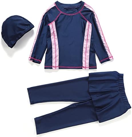 Muslim Swimsuits for Girls Toddler Modest Burkini Islamic Swimwear