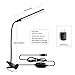 ALOTOA LED Desk Lamp, 2 Level Dimmable Clip on Table Lamp,5W USB Flexible Light,Flexible Gooseneck LED Eye-Caring Task Light for Reading, Studying, Working, Bedroom, Office