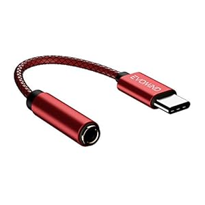 EVOMIND USB Type C naar 3.5mm Jack Vrouwelijke Adapter 10CM – USB C Adapterkabel voor Koptelefoon 3.5mm Jack Audio Micro…