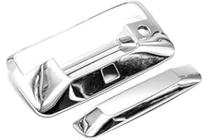 eLoveQ Polished Chrome Tailgate Door Handle Cover for 2014-2018 Chevy Silverado / GMC Sierra 1500 2500HD 3500HD W/Camera Hole