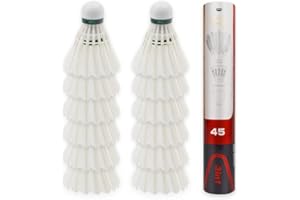 Dmantis 12Pcs D45 3in1 Training Broad Durable Hybird Feather Shuttlecocks Birdies Badminton Shuttlecock Indoor Outdoor Sports Game